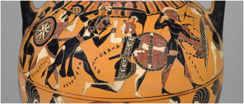 Figure 5. Attic black-figure tyrrhenian neck amphora by the timiades painter. Boston Museum of Fine Arts 98.916.