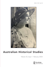 Cover image for Australian Historical Studies, Volume 55, Issue 1, 2024