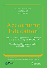 Cover image for Accounting Education, Volume 32, Issue 5, 2023
