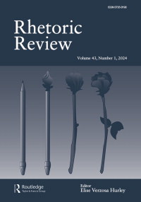 Cover image for Rhetoric Review, Volume 43, Issue 1, 2024