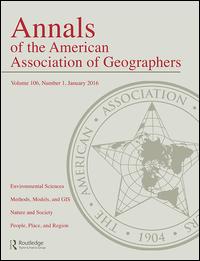 Cover image for Annals of the American Association of Geographers, Volume 107, Issue 2, 2017