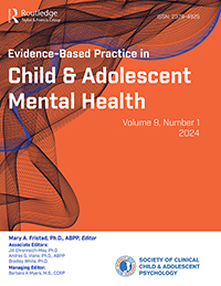 Cover image for Evidence-Based Practice in Child and Adolescent Mental Health, Volume 9, Issue 1, 2024