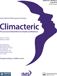 Cover image for Climacteric, Volume 22, Issue 3, 2019