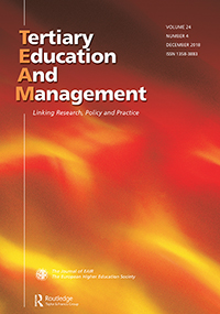 Cover image for Tertiary Education and Management, Volume 24, Issue 4, 2018