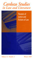 Cover image for Law & Literature, Volume 11, Issue 2, 1999