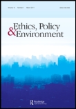 Cover image for Ethics, Policy & Environment, Volume 8, Issue 3, 2005