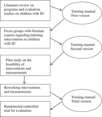 Fig. 2. The development of the intervention programme.