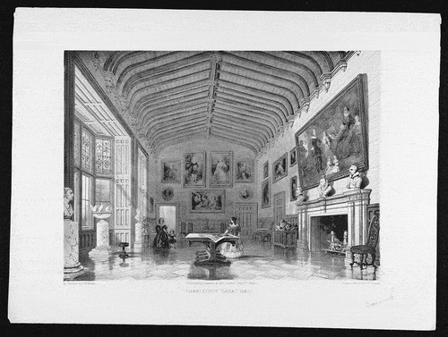 Figure 1. F. W. Hulme and J. G. Jackson, Charlecote Great Hall (Chapman & Hall, London: 1845). Url: https://specialcollections.le.ac.uk/digital/collection/p16445coll16/id/1407/rec/1. Credit: University of Leicester Centre for Regional and Local History. Published under a CC BY-NC 4.0 licence.