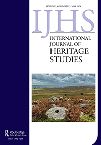Cover image for International Journal of Heritage Studies, Volume 30, Issue 5, 2024