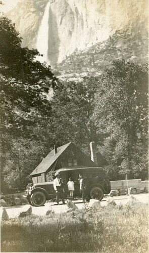 Figure 2. Marion and her family on road trip to Yosemite National Park, 1919. Courtesy of the Kumaradjaja family History Archive.
