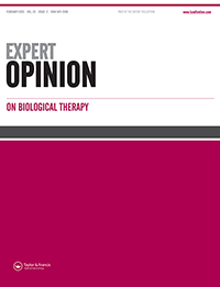 Cover image for Expert Opinion on Biological Therapy, Volume 23, Issue 2, 2023