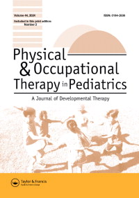 Cover image for Physical & Occupational Therapy In Pediatrics, Volume 44, Issue 2, 2024