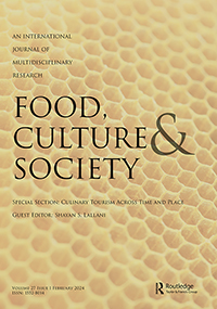 Cover image for Food, Culture & Society, Volume 27, Issue 1, 2024