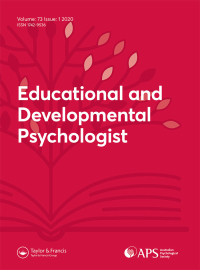Cover image for Educational and Developmental Psychologist, Volume 41, Issue 1, 2024