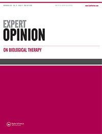 Cover image for Expert Opinion on Biological Therapy, Volume 21, Issue 11, 2021