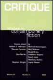 Cover image for Critique: Studies in Contemporary Fiction, Volume 32, Issue 2, 1990