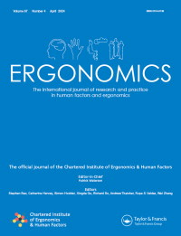 Cover image for Ergonomics, Volume 67, Issue 4, 2024