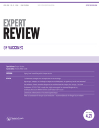 Cover image for Expert Review of Vaccines, Volume 15, Issue 4, 2016