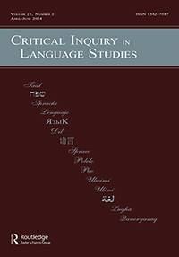 Cover image for Critical Inquiry in Language Studies, Volume 21, Issue 2, 2024