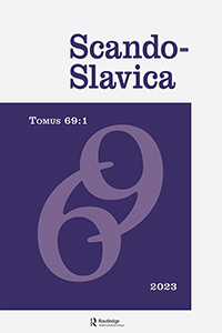 Cover image for Scando-Slavica, Volume 69, Issue 1, 2023