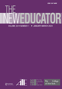 Cover image for The New Educator, Volume 20, Issue 1, 2024