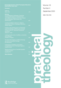 Cover image for Practical Theology, Volume 16, Issue 4, 2023