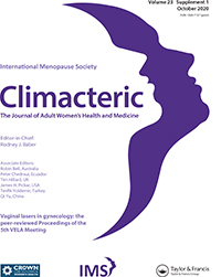 Cover image for Climacteric, Volume 23, Issue sup1, 2020