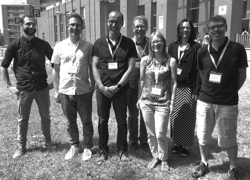 Figure 1. Speakers at the ICOM symposium on déjà vu, Budapest, 2016. From left to right: J. Curot, C.Moulin, A. O’Connor, S. Kohler, C. Wells, A., Cleary, E. Barbeau.