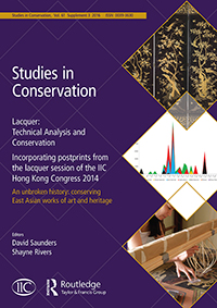 Cover image for Studies in Conservation, Volume 61, Issue sup3, 2016