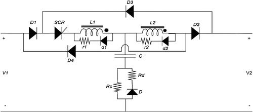 Figure 29. Modified T-source circuit breaker for bidirectional operation in MVDC (Sapkota et al., Citation2020).