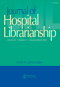 Cover image for Journal of Hospital Librarianship, Volume 24, Issue 1, 2024
