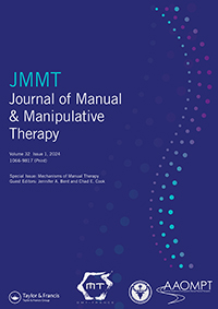 Cover image for Journal of Manual & Manipulative Therapy, Volume 32, Issue 1, 2024