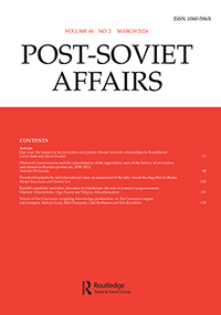 Cover image for Post-Soviet Affairs, Volume 40, Issue 2, 2024