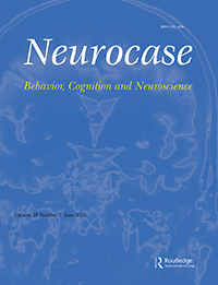 Cover image for Neurocase, Volume 28, Issue 3, 2022