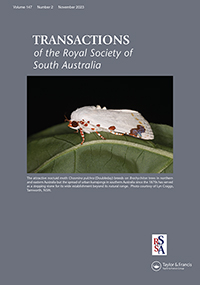 Cover image for Transactions of the Royal Society of South Australia, Volume 147, Issue 2, 2023