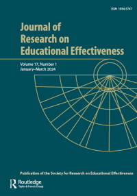 Cover image for Journal of Research on Educational Effectiveness, Volume 17, Issue 1, 2024