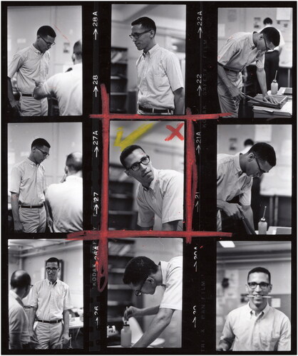Figure 16 Unknown photographer, ‘Negro Editor at Georgia Tech’, May 1965. Photographs from Staff and Stringer Photographic Assignments Relating to US Political Events and Social, Cultural and Economic Life, 1964–79, Record Group 306. 306-SSA-44-8019.