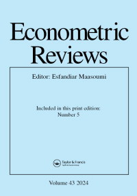 Cover image for Econometric Reviews