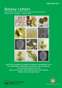Cover image for Botany Letters, Volume 165, Issue 1, 2018