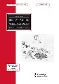 Cover image for Journal of the History of the Neurosciences, Volume 33, Issue 1, 2024