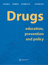 Cover image for Drugs: Education, Prevention and Policy, Volume 25, Issue 5, 2018