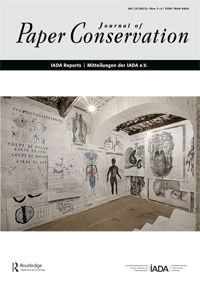 Cover image for Journal of Paper Conservation, Volume 24, Issue 3-4, 2023