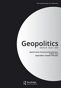 Cover image for Geopolitics, Volume 29, Issue 2, 2024