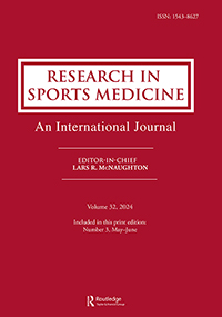 Cover image for Research in Sports Medicine, Volume 32, Issue 3, 2024