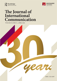Cover image for The Journal of International Communication, Volume 30, Issue 1, 2024