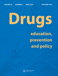 Cover image for Drugs: Education, Prevention and Policy, Volume 25, Issue 2, 2018