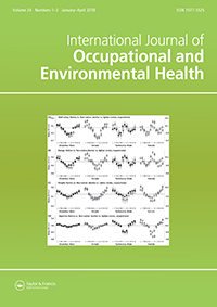 Cover image for International Journal of Occupational and Environmental Health, Volume 24, Issue 1-2, 2018