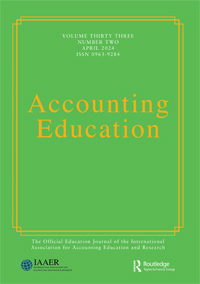 Cover image for Accounting Education, Volume 33, Issue 2, 2024