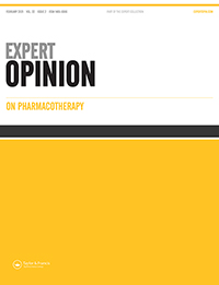 Cover image for Expert Opinion on Pharmacotherapy, Volume 22, Issue 2, 2021