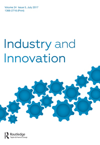 Cover image for Industry and Innovation, Volume 24, Issue 5, 2017